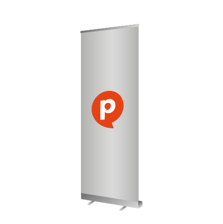 Roll-Up Budget | B 100 cm x H 200 cm | einseitig bedruckt